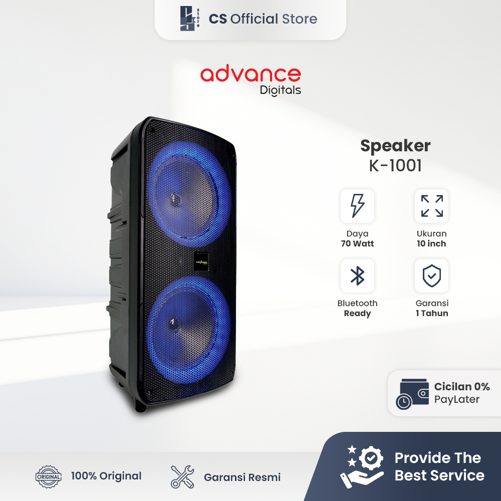 Speaker Advance K1001 Green Garansi 1 Tahun | SPEAKER MEETING ADVANCE 12 INCH