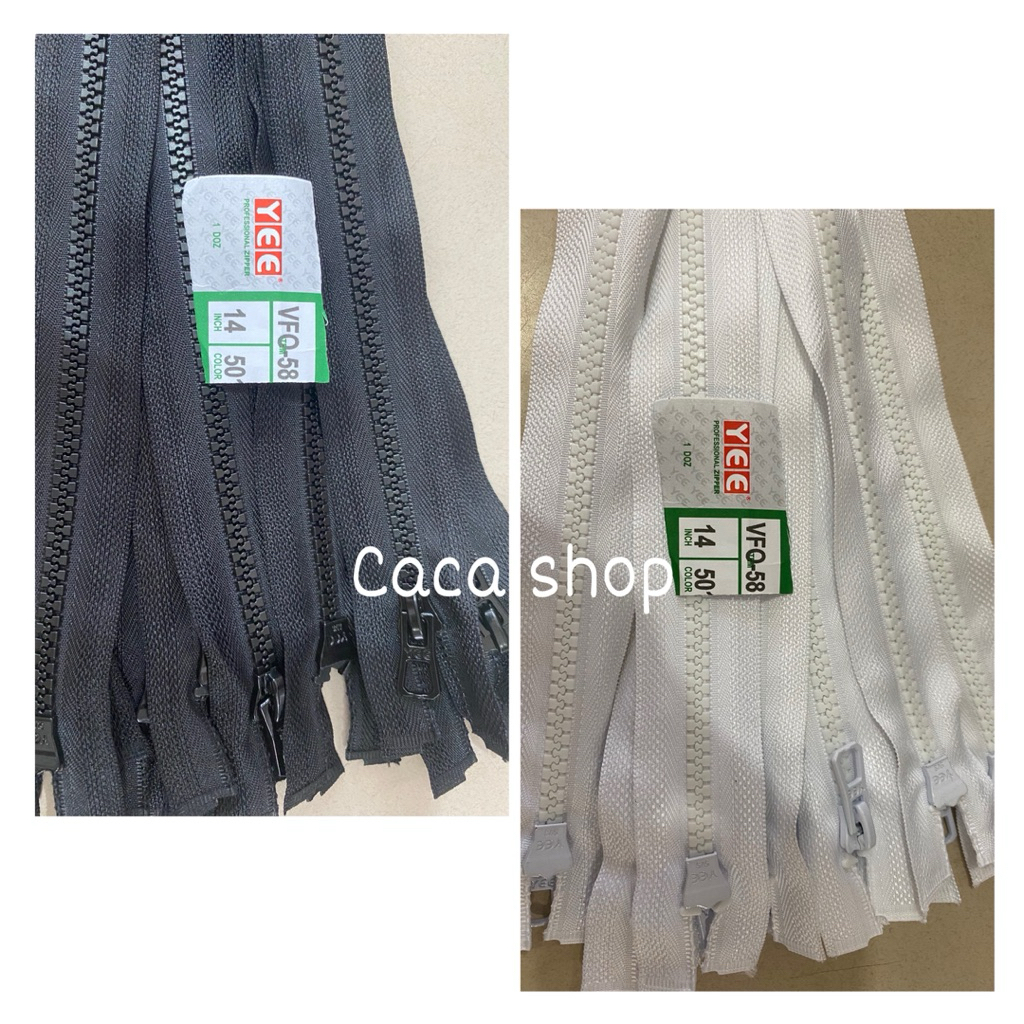 Resleting Jaket Gigi Kasar / Vislon YEE Per Pcs