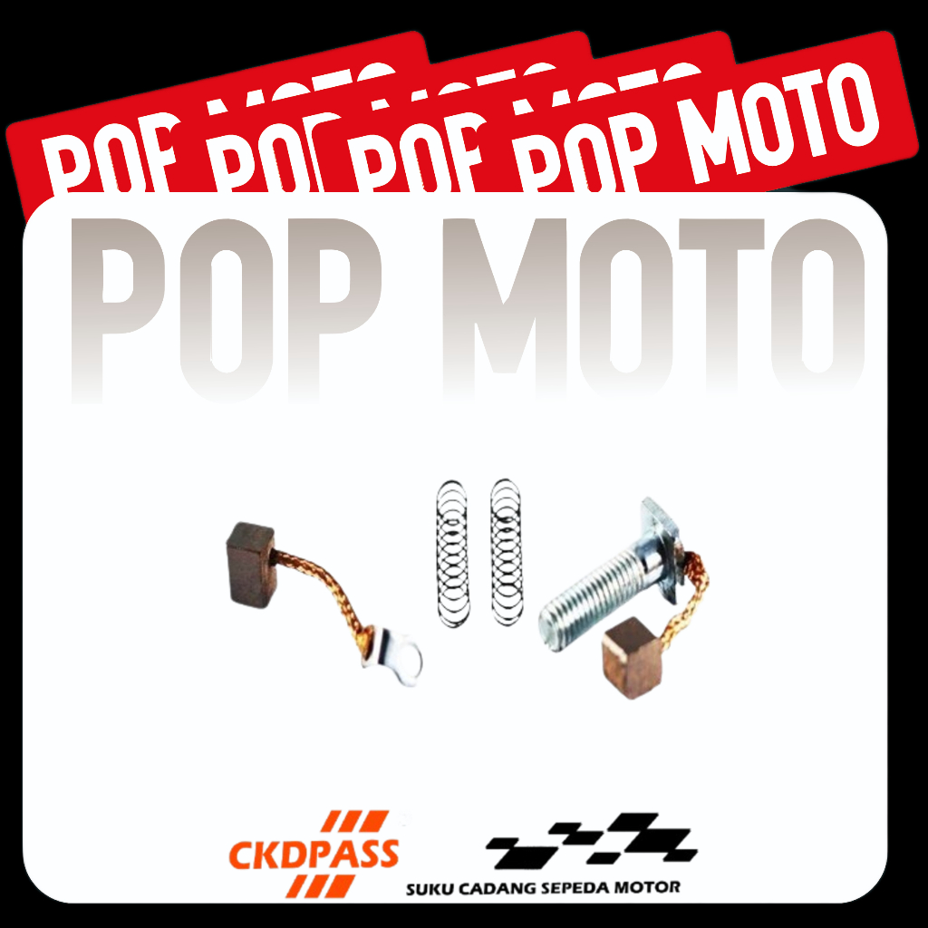 CKD PASS - Cool Starter Karisma Arang Kul Dinamo Stater Carbon Brush Supra X 125