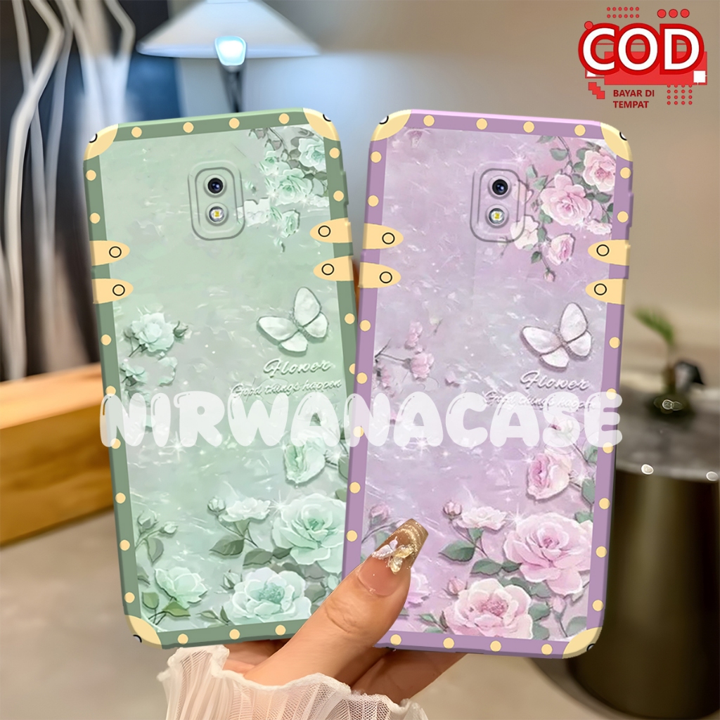 Case Hp Samsung J3 Pro - J2 Pro - J5 Pro - J7 Pro Motif Bunga Sillikon Tpu Lentur Fashion Case Lucu 