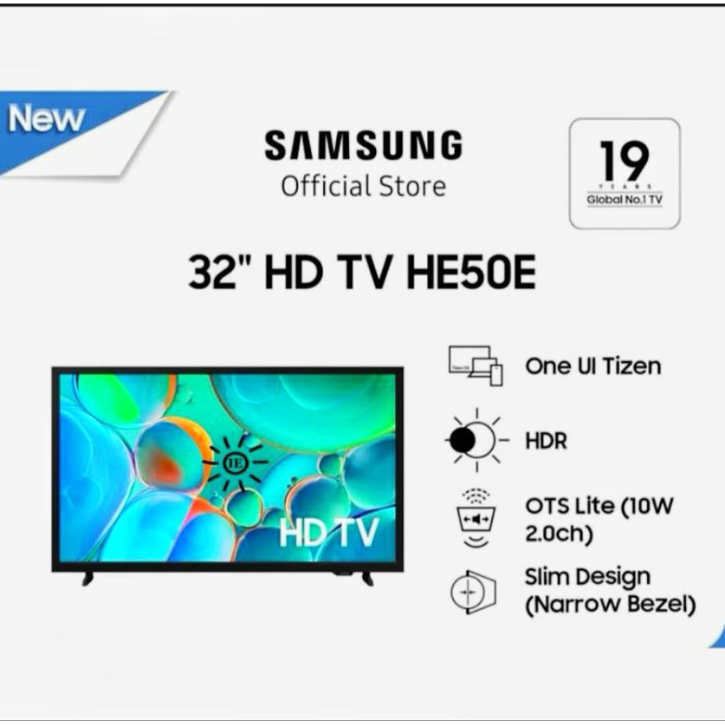 televisi Samsung Smart Tv type HE-50