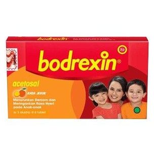 Bodrexin 80 mg Tablet Anak Obat Demam Anak Paracetamol
