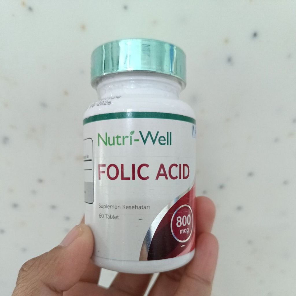 Nutriwell Folic Acid 800mcg - 60 tablet