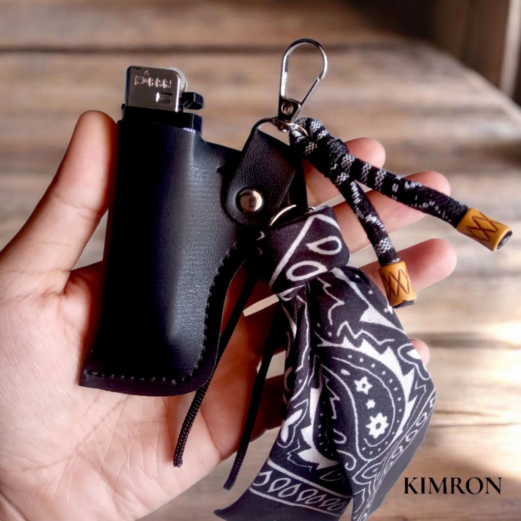 Gantungan Kunci Sarung Korek Tokai Criket Ganci Slayer Tenun Etnik Keychain Keren