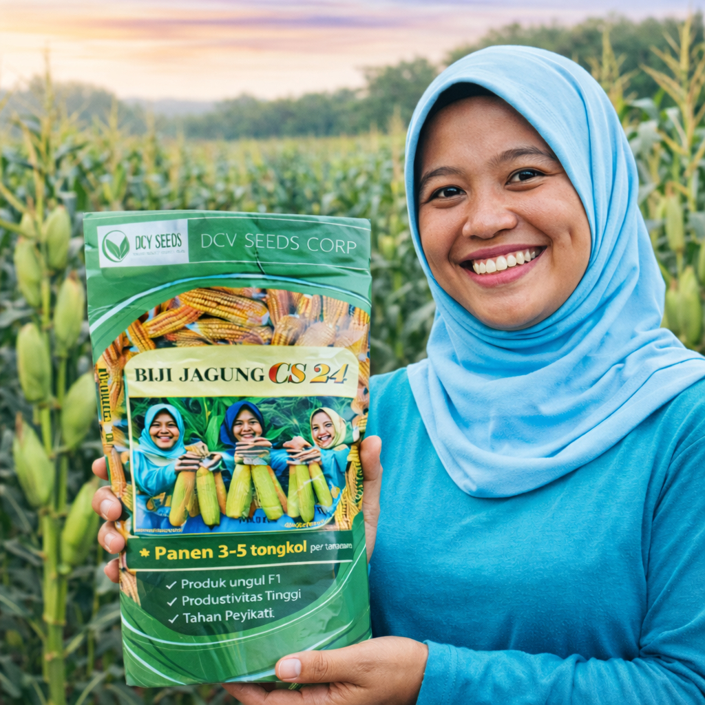 Benih Jagung CS 24 3–5 Tongkol per Tanaman | Bibit Jagung Unggul Panen Cepat