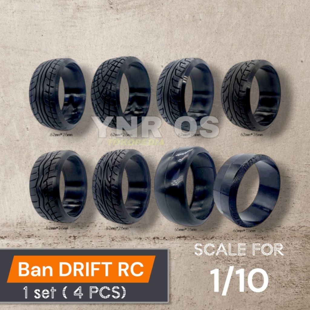 Ban RC drift RC 1/10 1:10 RGR AXIAL HSP TAMIYA