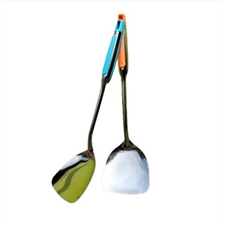 Spatula Sutil Stainless Gagang Warna Sutil Stainless Tebal Tidak Panas