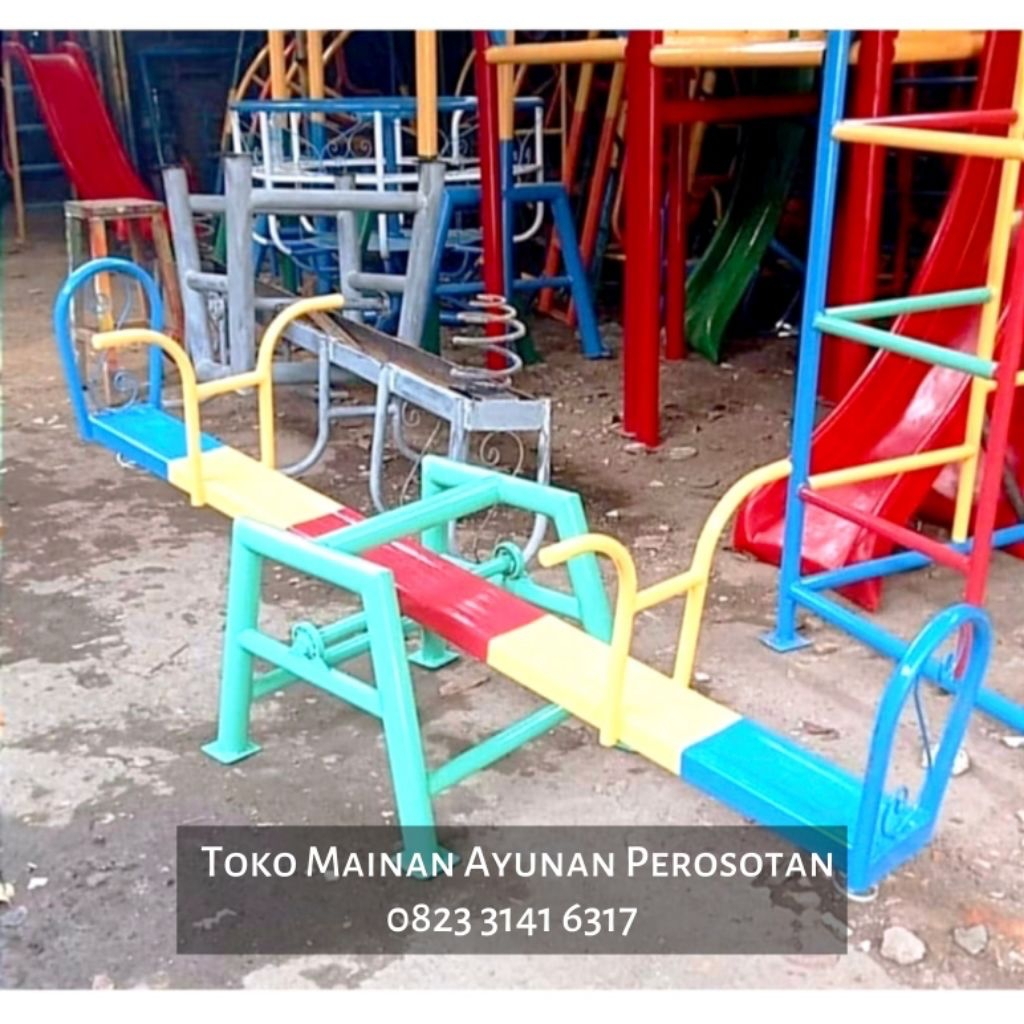 Jungkat - Jungkit - Jungkitan - Spring Rider - Playground Jungkat Jungkit - Playground Jungkitan - M