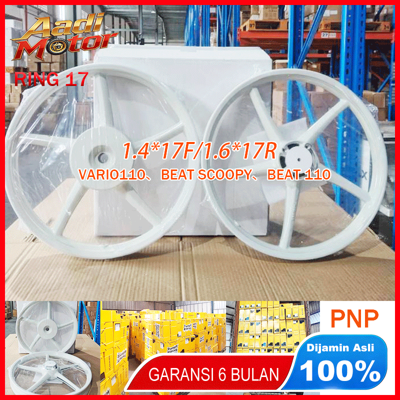 Velg PALANG Sanca Ring 17 Racing PNP Untuk Honda Beat  Scoopy Genio Vario 110 Vario 110fi / Karbu
