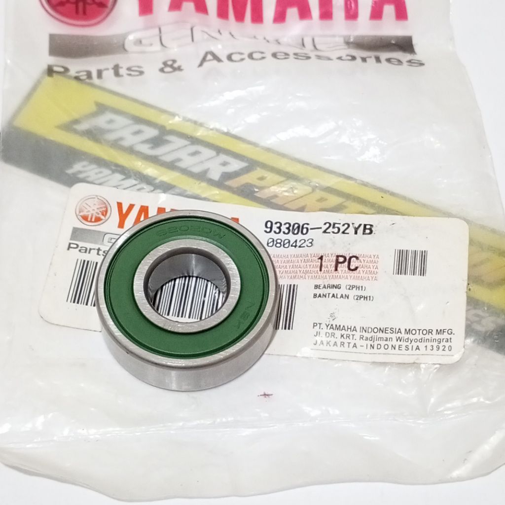 BEARING 6202 LAHER BAK CVT MIO AEROX ASLI ORI YAMAHA 93306-252YB