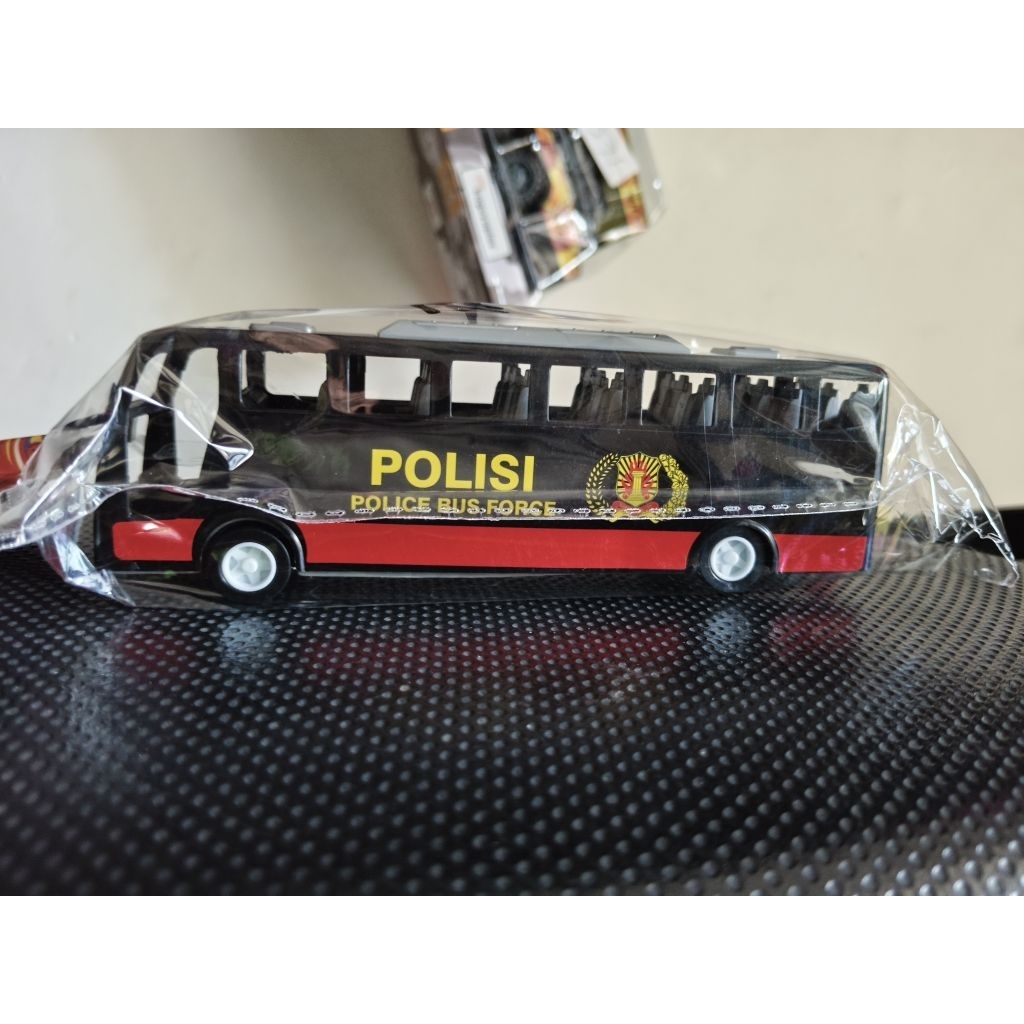 Mainan Bus Polisi Anak Polisi Bus Patroli Mobil Polisi Mainan Anak Edukasi