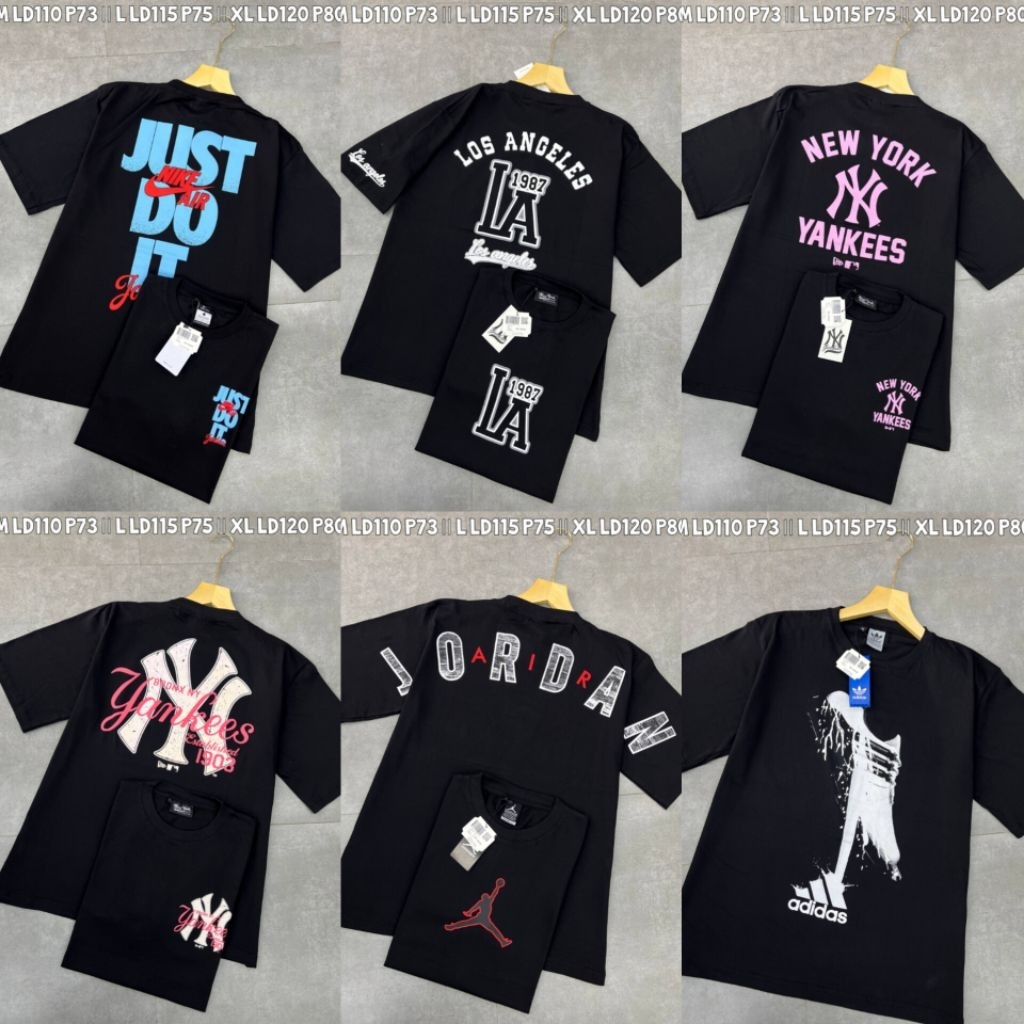 MIKIEE_MINIEE Kaos Oversize cowok cewek / Tshirt premium jumbo