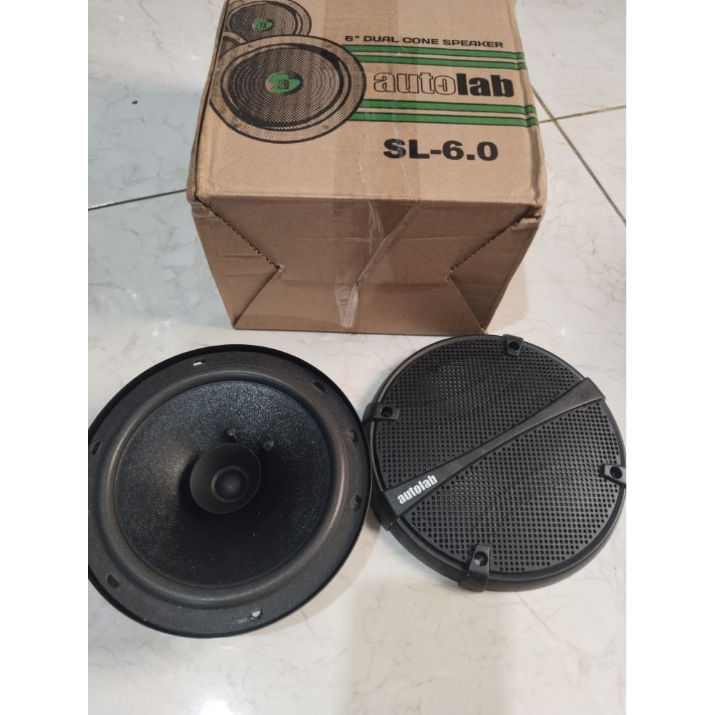 SPEAKER PINTU MOBIL 6 Inch COAXIAL 100 Watt AUTOLAB SL 6.0