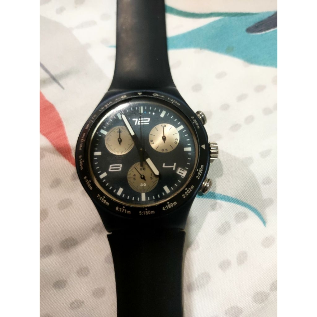 Rare Swatch Irony Chronograph Sergio Garcia
