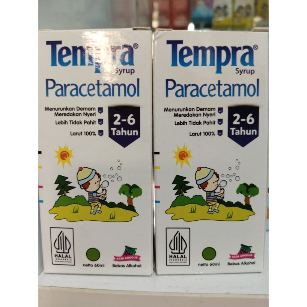 Tempra sirup 60ml/ obat penurun panas anak