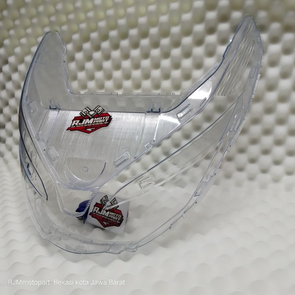 mika kaca headlamp lampu pcx 150 bening non ori