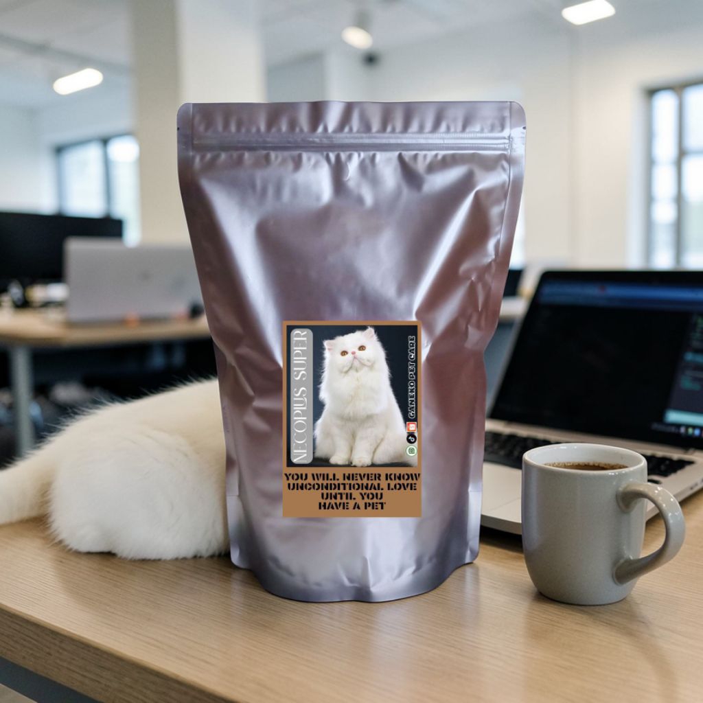 PAKAN KERING PENGGEMUK KUCING 1KG MIX ALL IN ONE PERSIA ANGGORA HIMALAYA BULU PANJANG PENDEK ANTI RO