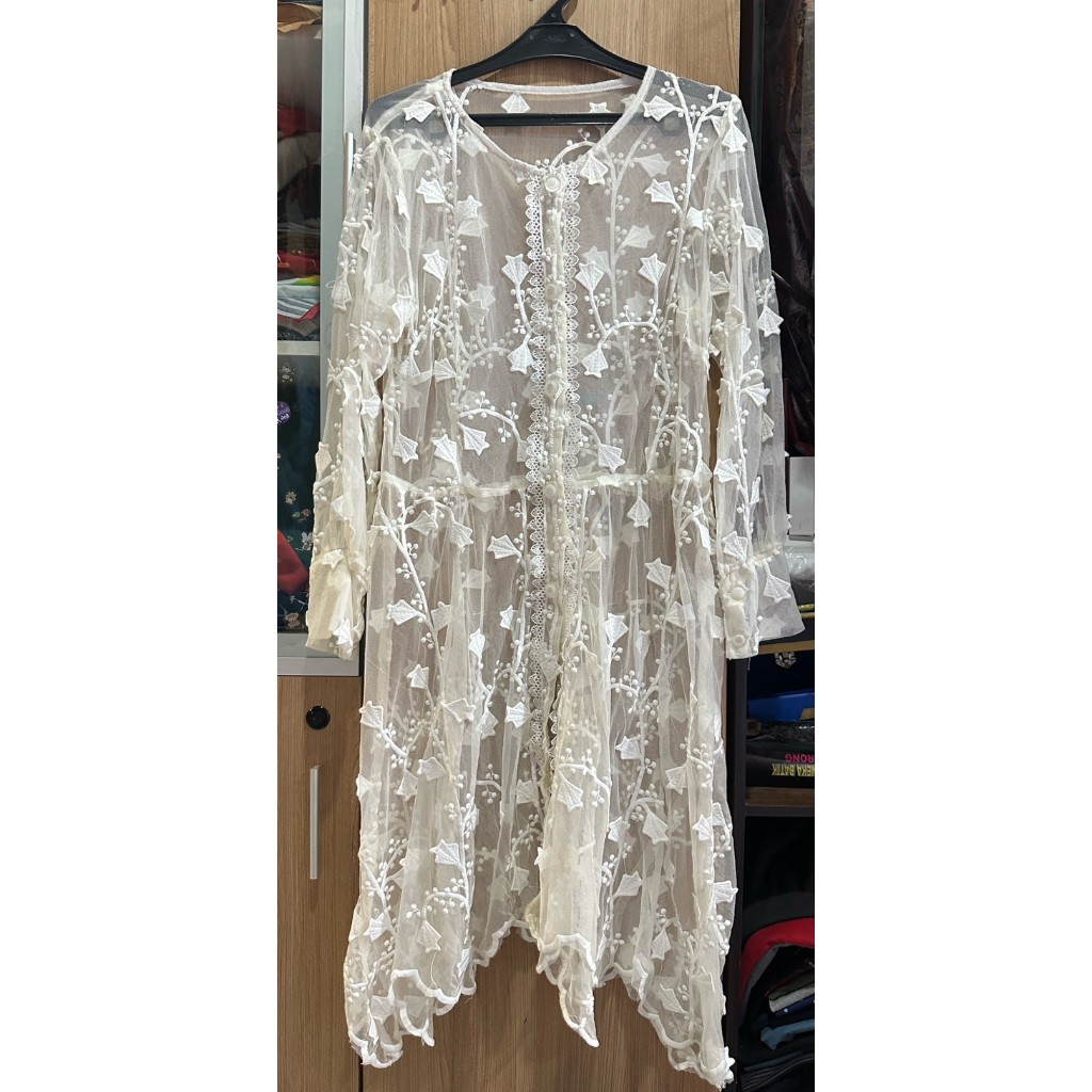 PRELOVED Outer Brukat Tile-Outfit Bukber-Outfit Kondangan-Outfit Lebaran