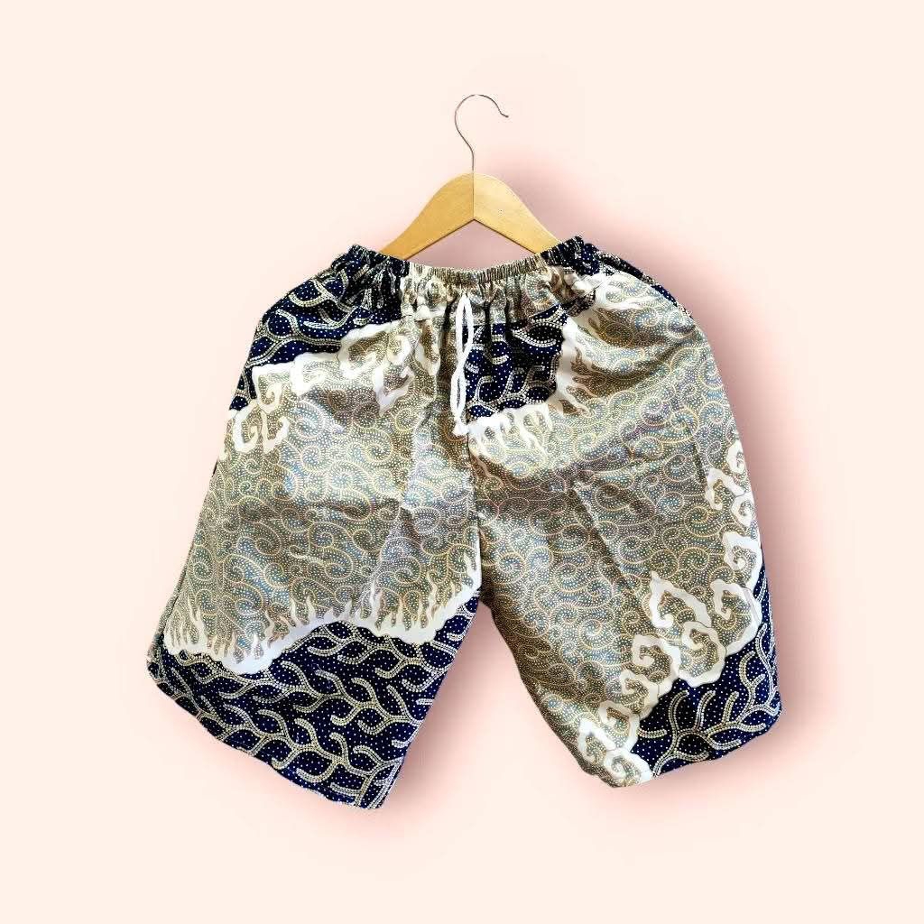 Ready Celana boim batik jogja pendek dewasa  Jumbo (Big Size)