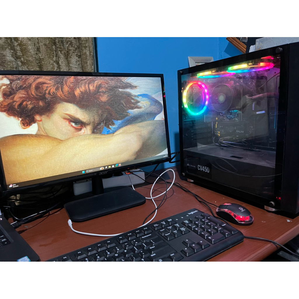 Bundle PC Rakitan Pentium Gold G6400 dan Monitor Acer EK