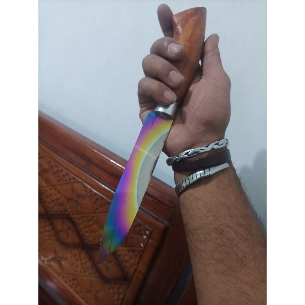 BAHAN PISAU BAJA HSS DM05 PELANGI D2