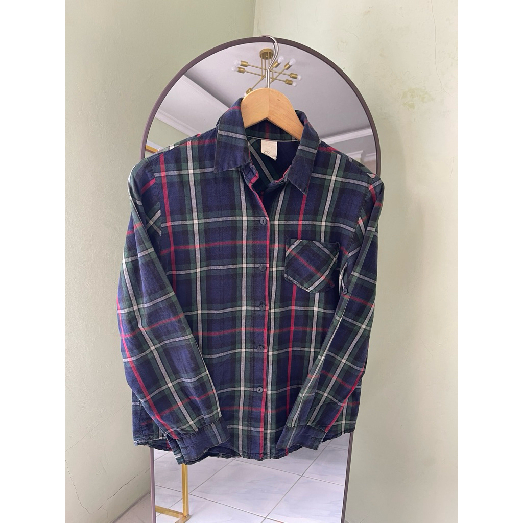 Kemeja Pria Kotak Biru