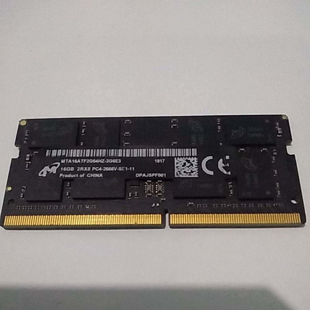 RAM DDR 4 16GB   2666MHZ merek MICRON