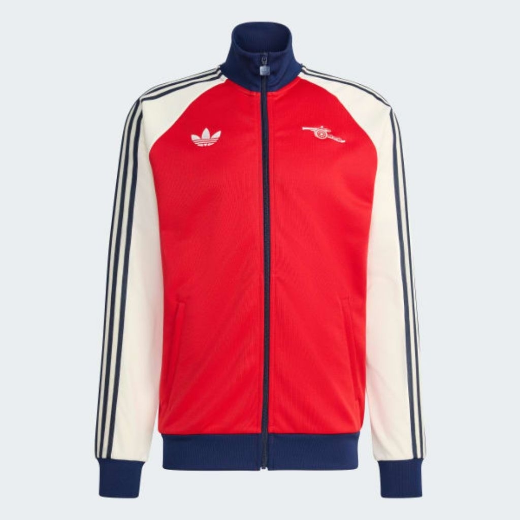 adidas Originals Tracktop Jacket Arsenal FC OG Better Scarlet Off White BNWT Original Resmi KB1793