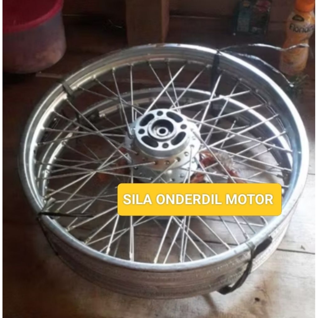 Velg Depan Belakang Smash New PNP Shogun 110 PNP Smash Lama Original Cabutan Kondisi Pemakaian