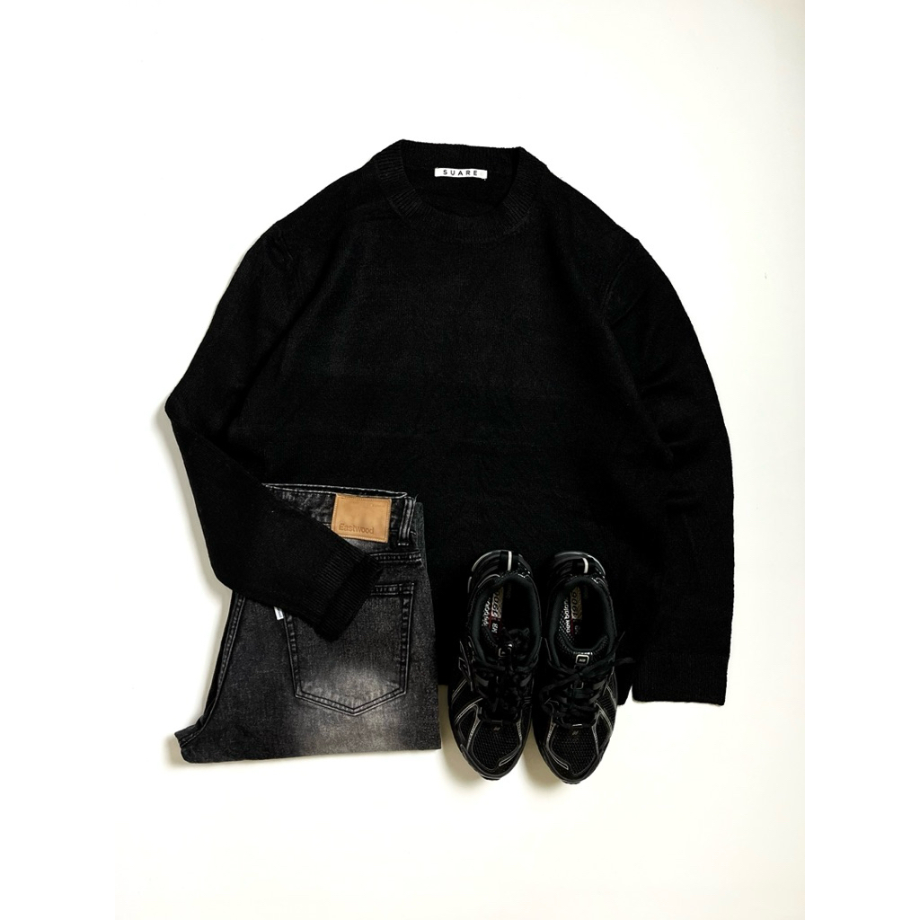 Suare Black Knit Sweater