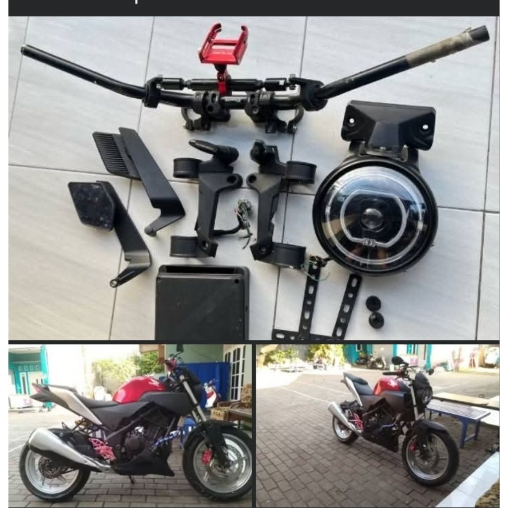 Paketan modif naked cbr 250r