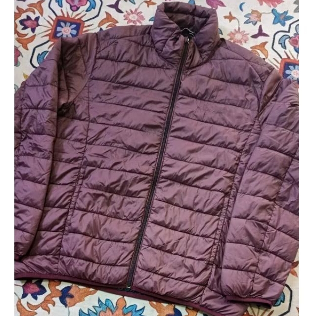 Henry Cotton Jaket Thermal gelembung Maroon