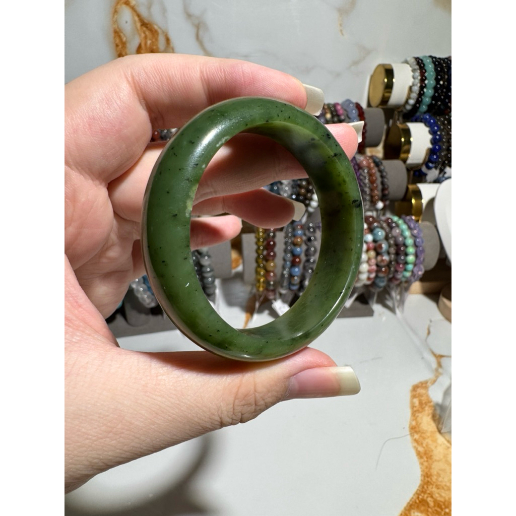Gelang Bangle Giok Green Hetian