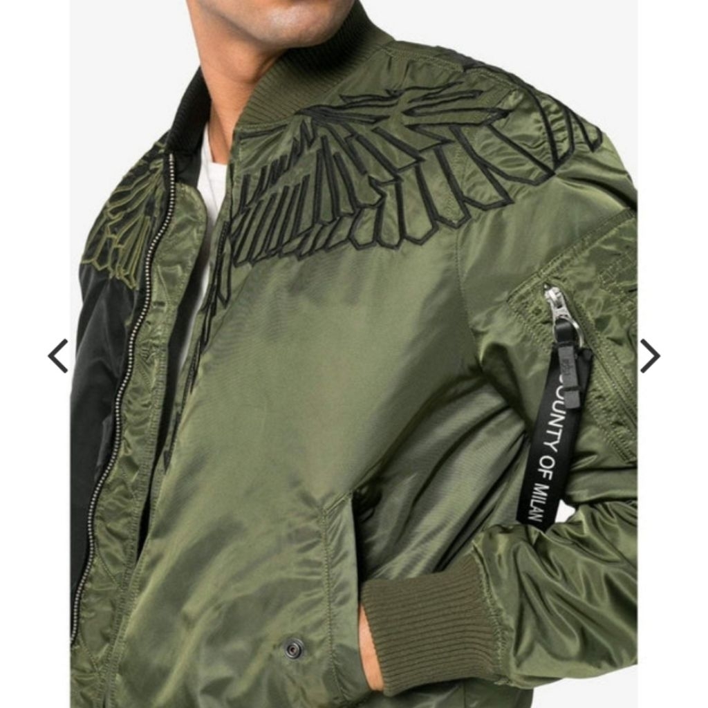 ALPHA INDUSTRIES X BURLON BOMBER JACKET MIRROR BNWT