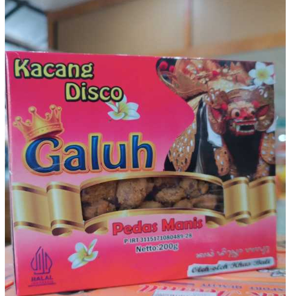 KACANG DISCO PEDAS MANIS BOX BALI - OLEH-OLEH KHAS BALI