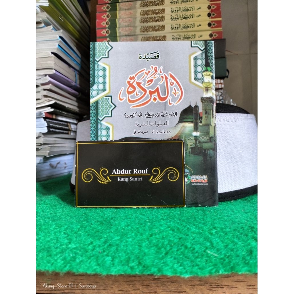 Kitab / Buku QOSIDAH BURDAH BURDEH SAKU KECIL