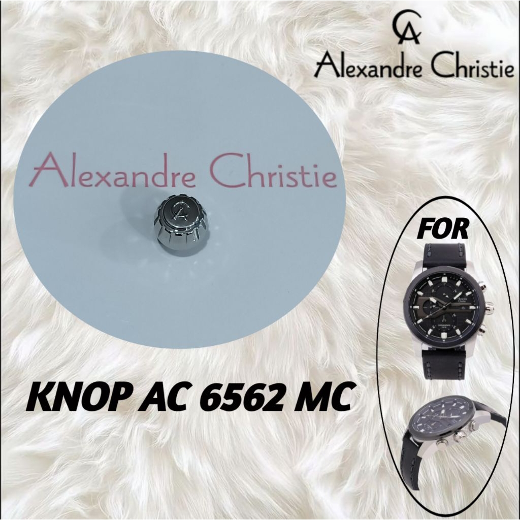 Knop / crown Alexandre Christie original 6562 MC