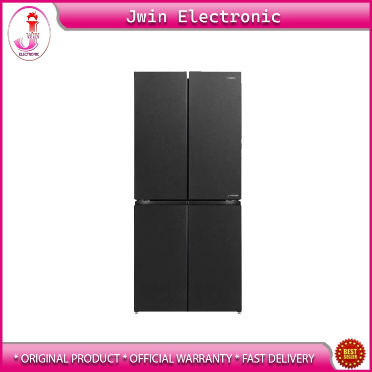 HISENSE RQ558N4IBN KULKAS MULTI DOORREFRIGERATOR MULTIDOOR 467 L BLACK  RQ558N4IBN/BL