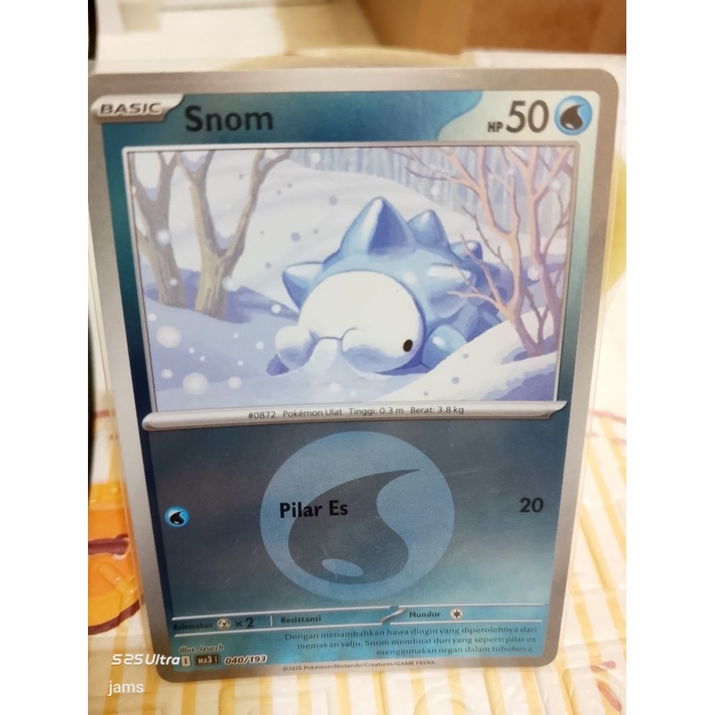 Pokemon Snom energi holo ind