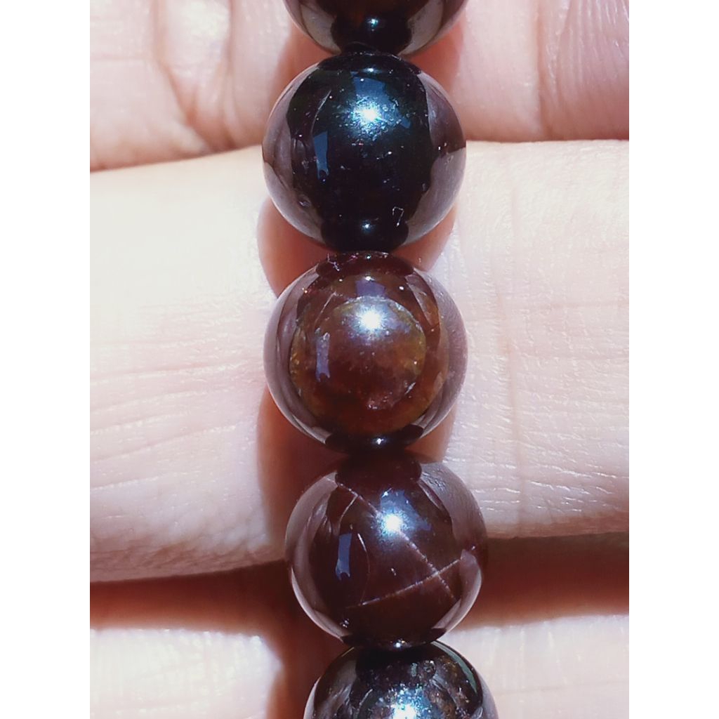 Gelang Batu Garnet Star Puser Bumi Mata Dewa