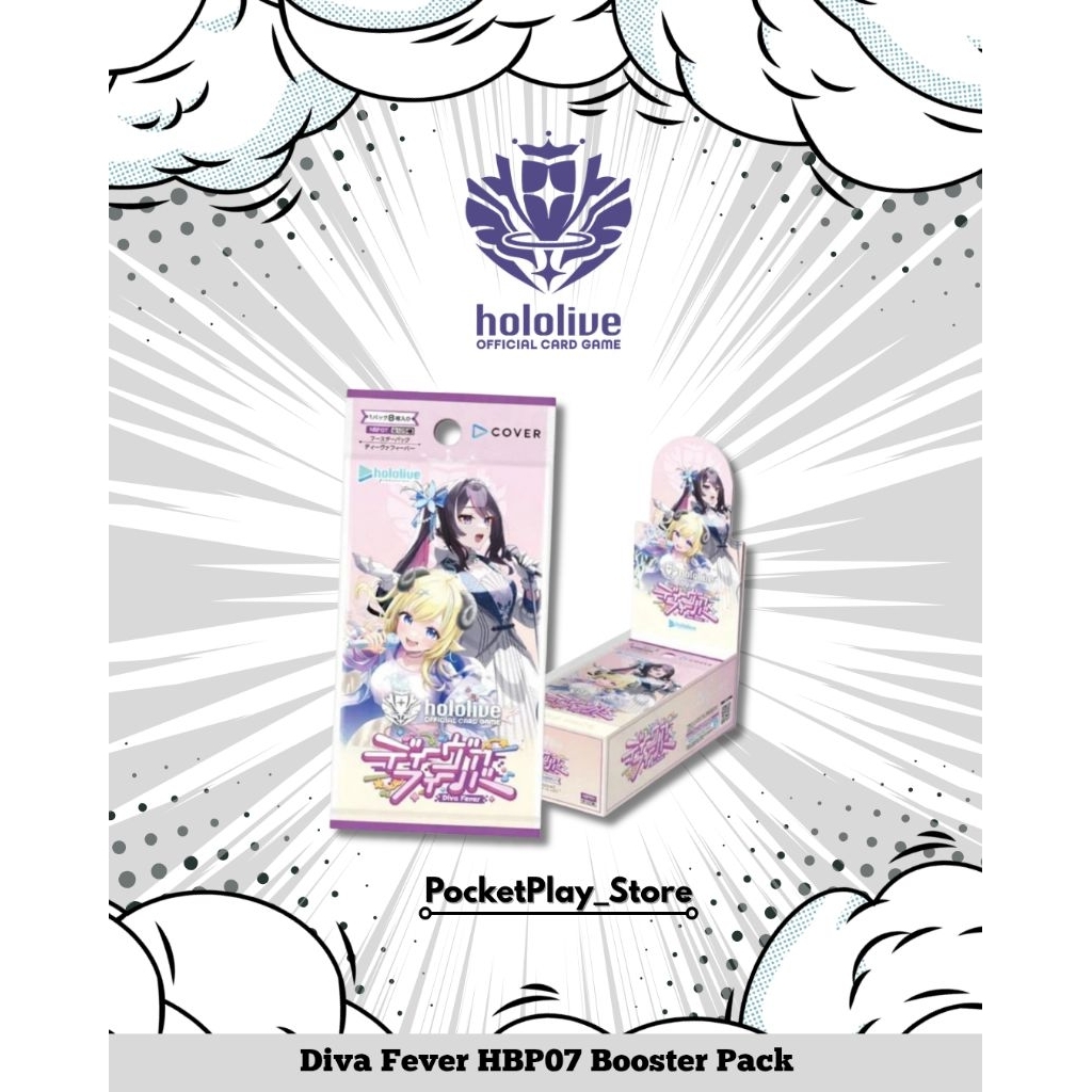 hololive Official Card Game Diva Fever HBP07 - Booster Pack