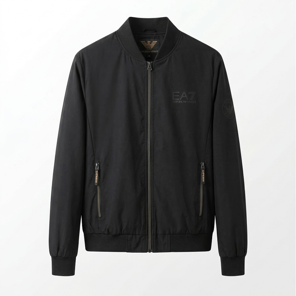 Jacket Bomber Hitam EA7 Giorgio Armani