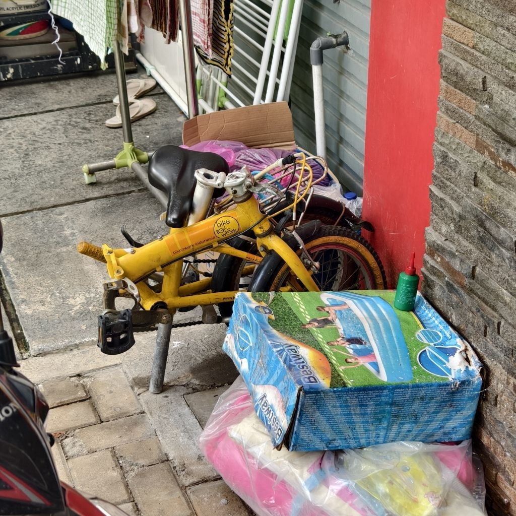 B2W polygon 16" sepeda lipat folding bike