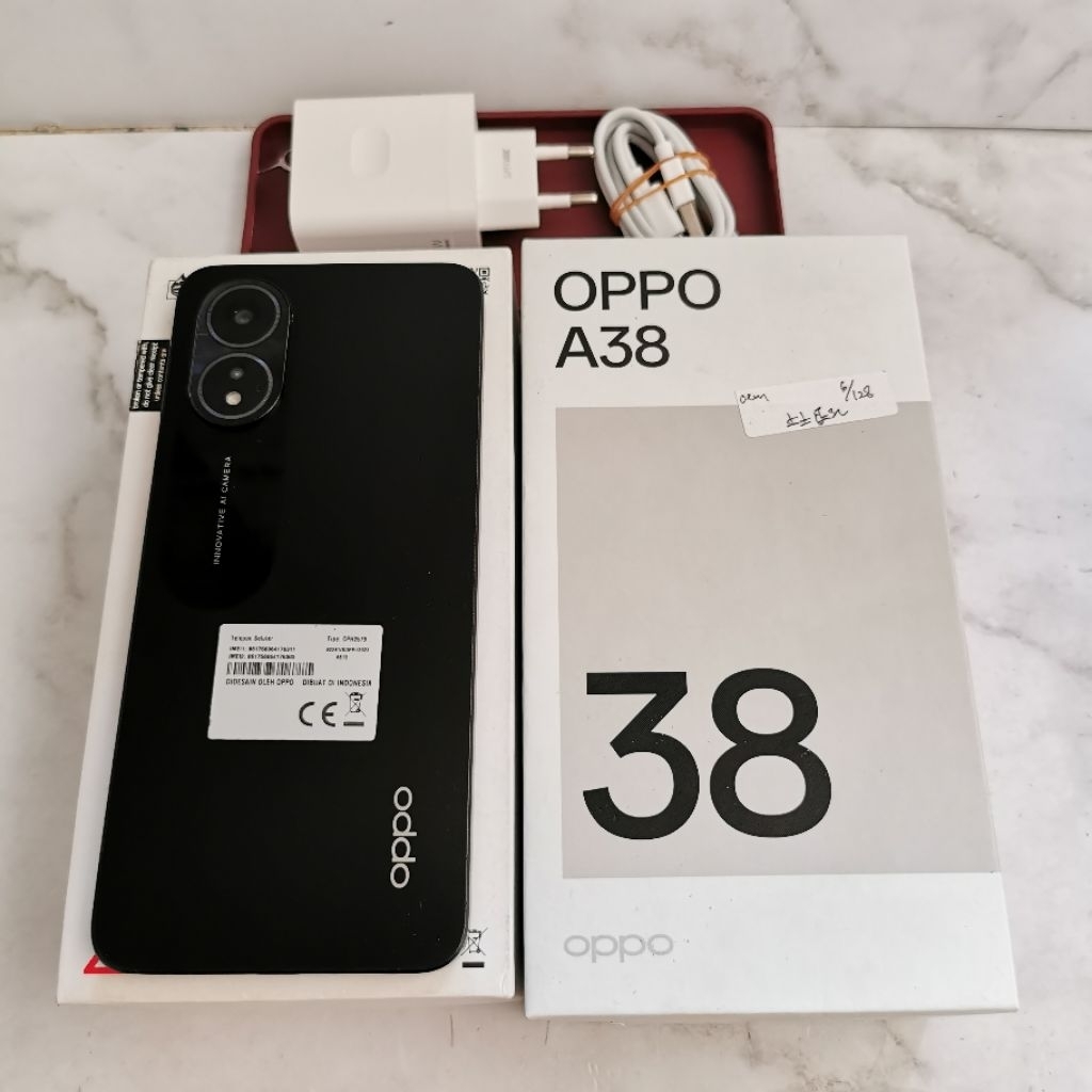 Oppo A38 ram 6GB 128GB  Bekas - Garansi Resmi - second