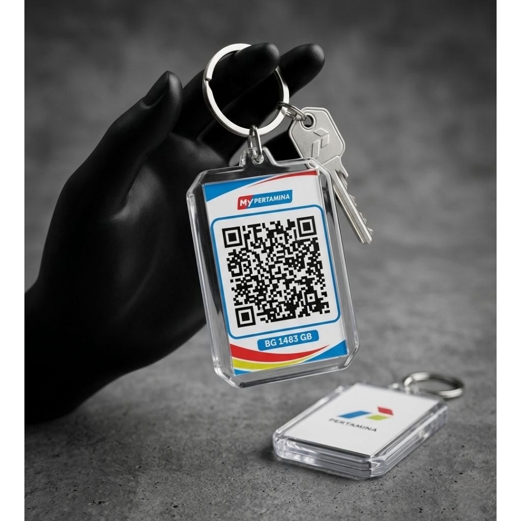 Gantungan Kunci BARCODE PERTAMINA