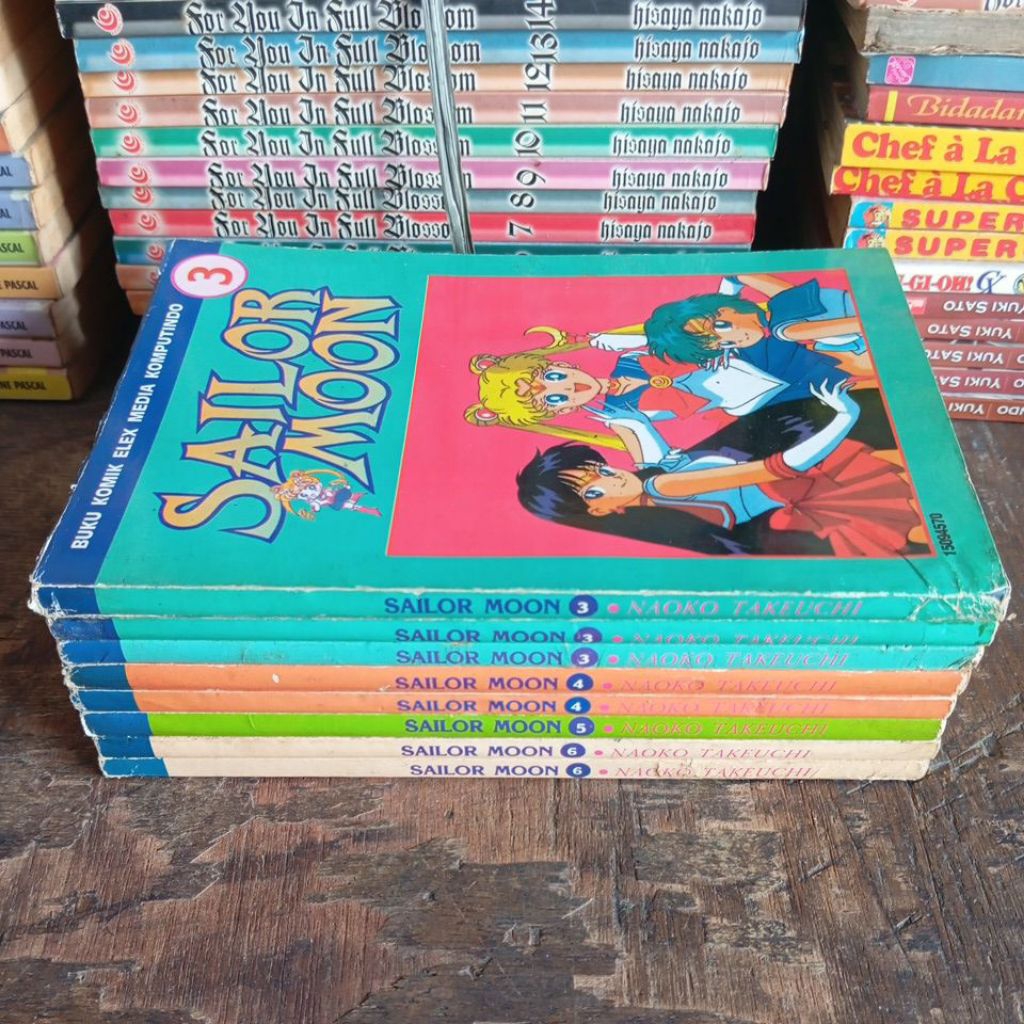 Komik SAILORMOON, Cabutan, warna