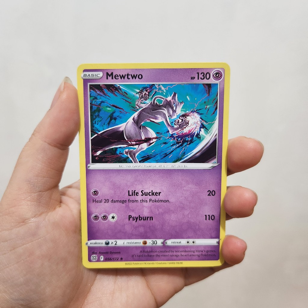 Kartu Pokemon TCG English - Mewtwo