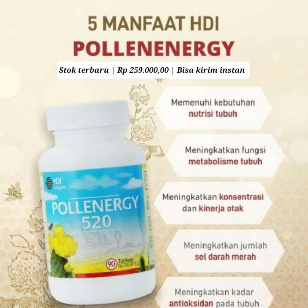 pollenergy hdi ori produksi terbaru