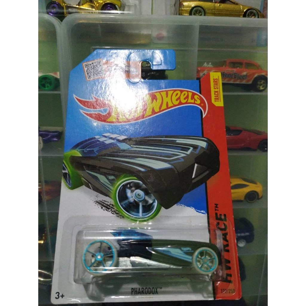 Hotwheels Pharodox Hitam Biru Jago Balap