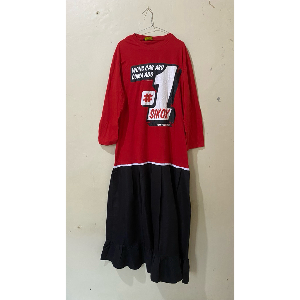 Preloved Baju Sambung Rok (Dress/Gaun/Gamis/Terusan)